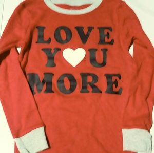 Carters Love Themed Long Sleeve Pajamas